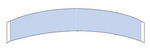 C: 5" Super Wide Contours BlueLiner Hairpiece Tape (Lace Front)
